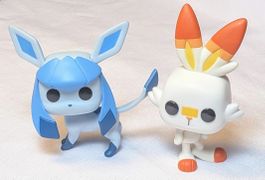 Funko Pop! Pokemon - 2er Set - Glaceon & Scorbunny