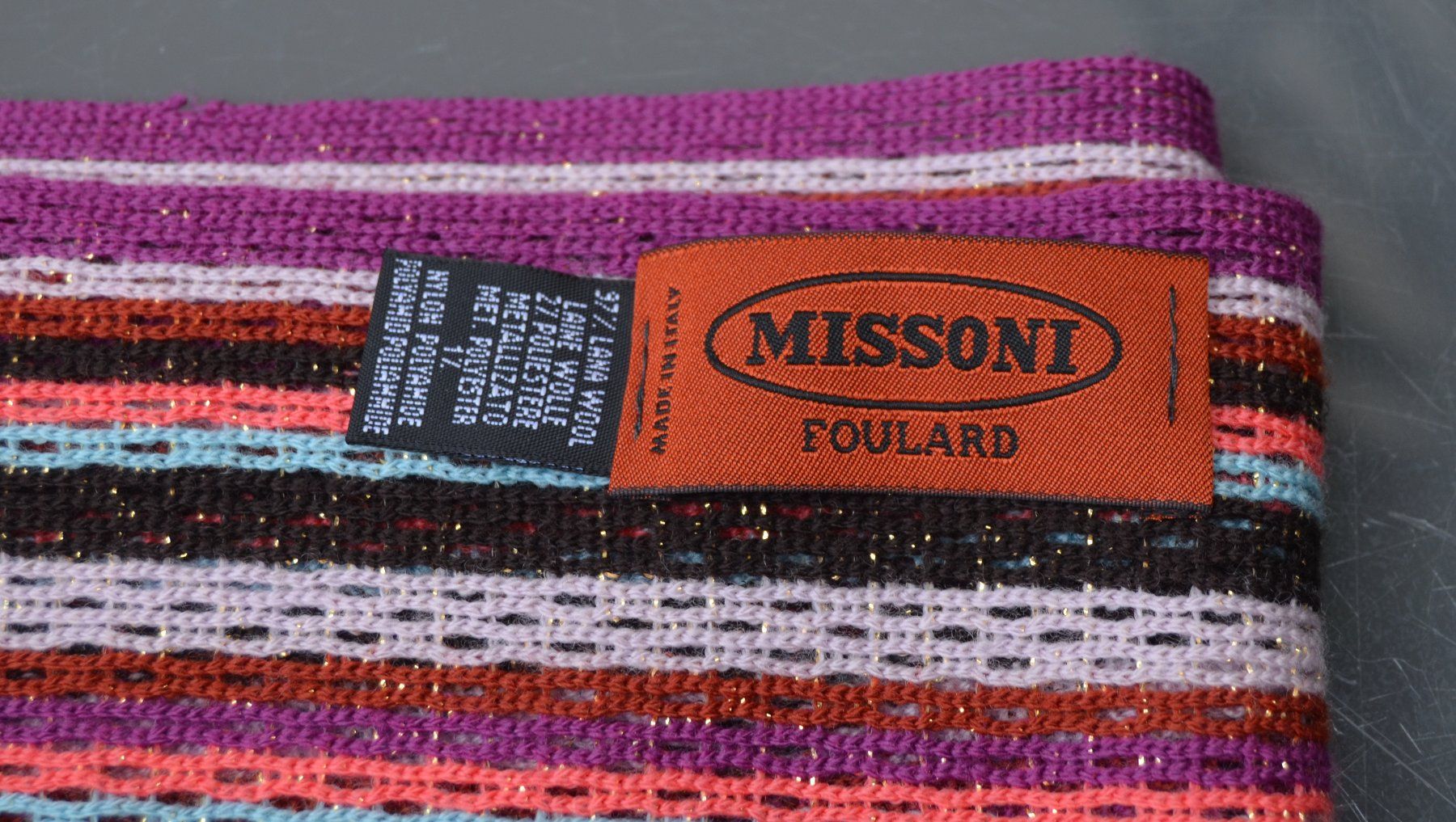 Missoni Foulard & Sciarpe: Schal Foulard Missoni – Usato da Collonges venduto da arashee 2