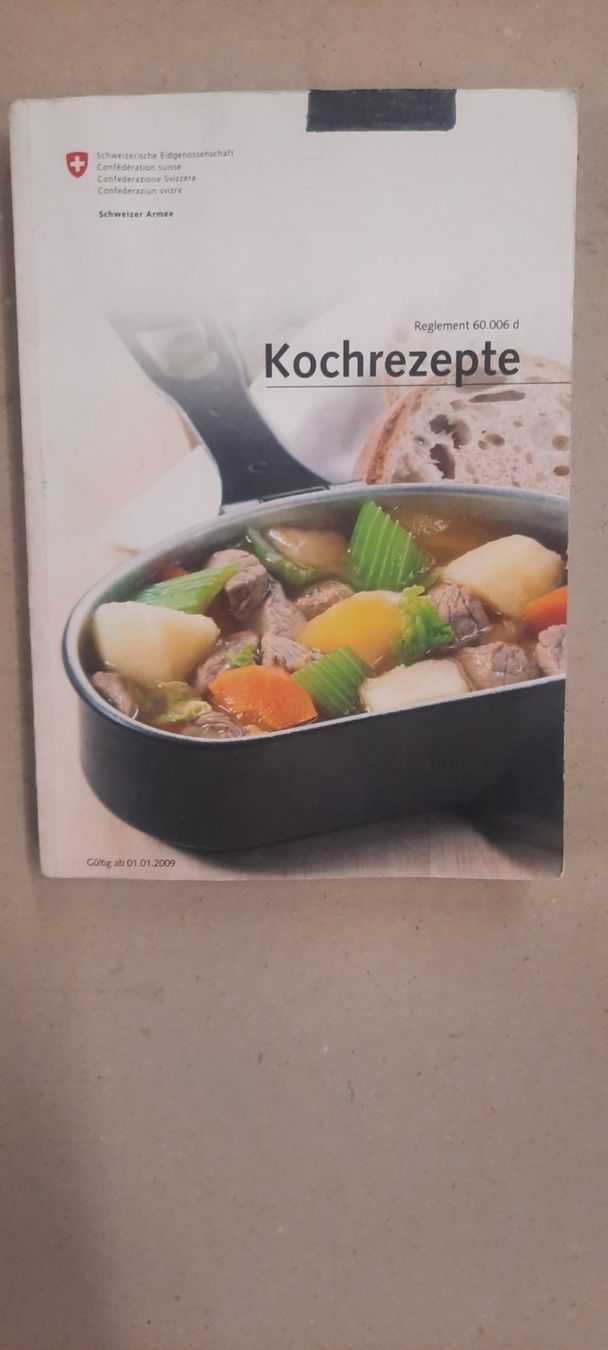 Bücher: Kochrezepte Regiment 60.006 d Schweizer Armee – Gebraucht aus Lauerz von manasi