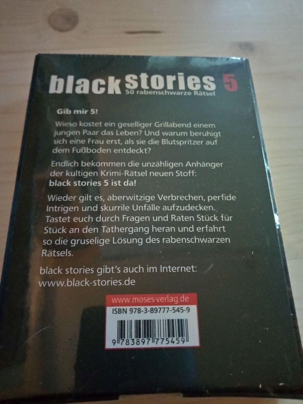 Spiele: Black Stories 50 rabenschwarze Rätsel – Neu und originalverpackt aus Beckenried von Havacola 4