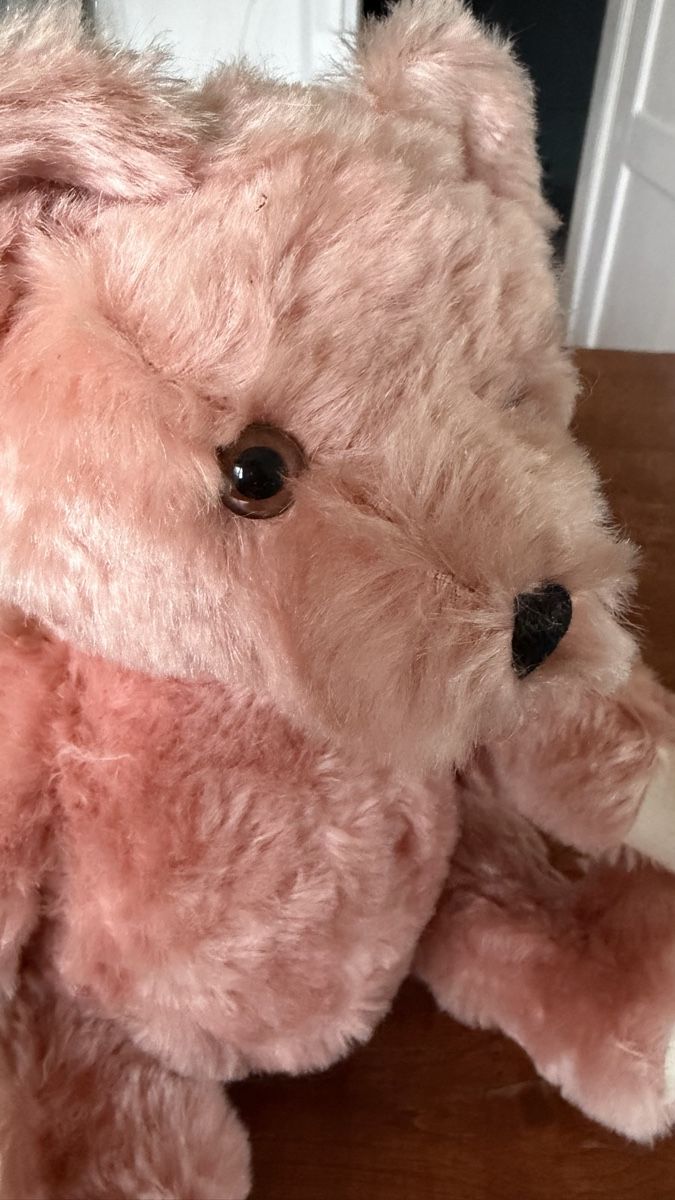 Teddy Hermann Giocattoli: Hermann Teddy Original Bär rosa – Usato da Riedholz venduto da Frettchen63 5
