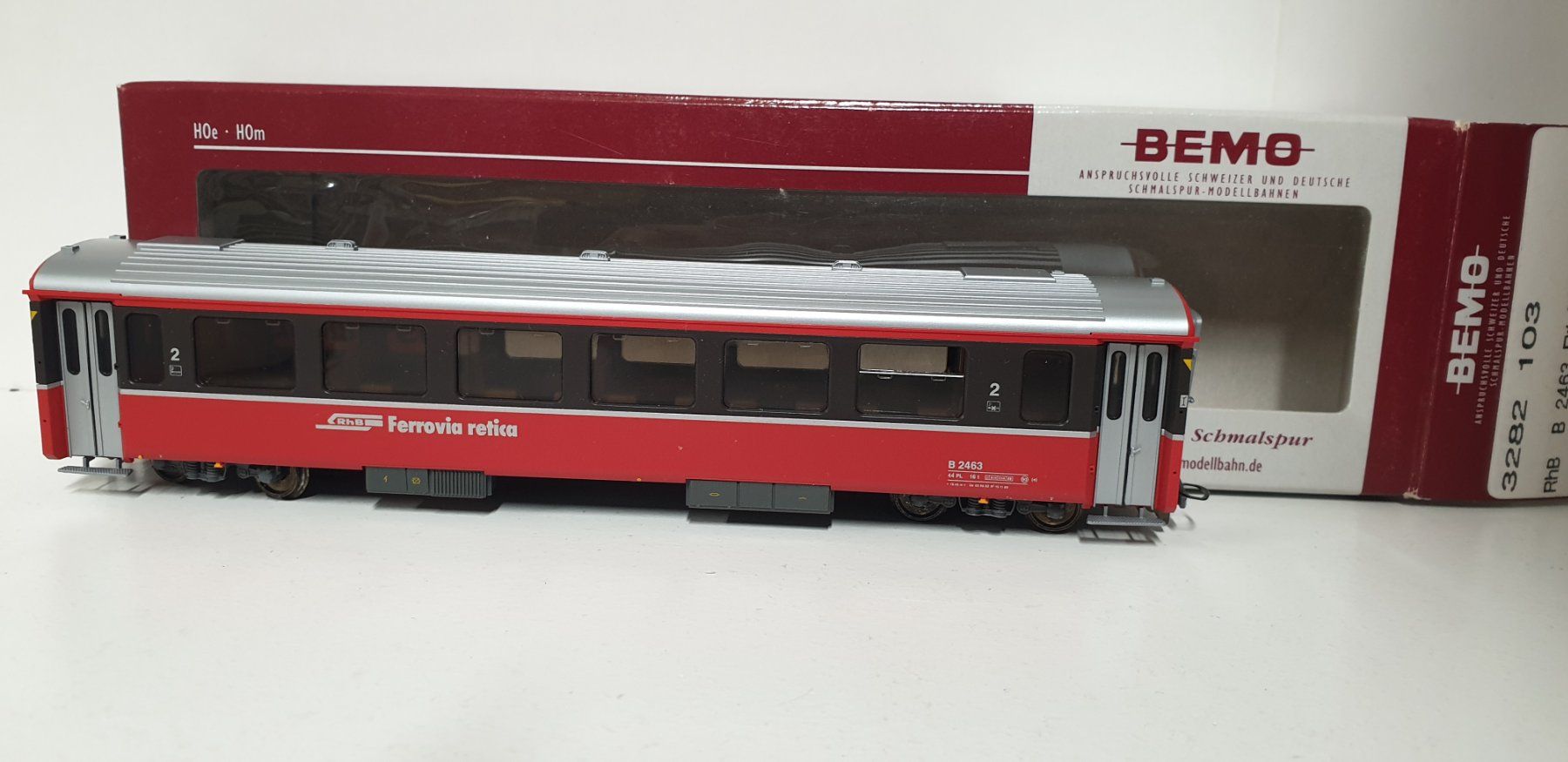 Bemo Modellini di ferrovie: Bemo RhB Bernina Express EW III  3282 103 – Nuovo (secondo la descrizione) da Geroldswil venduto da TopTrain54 4
