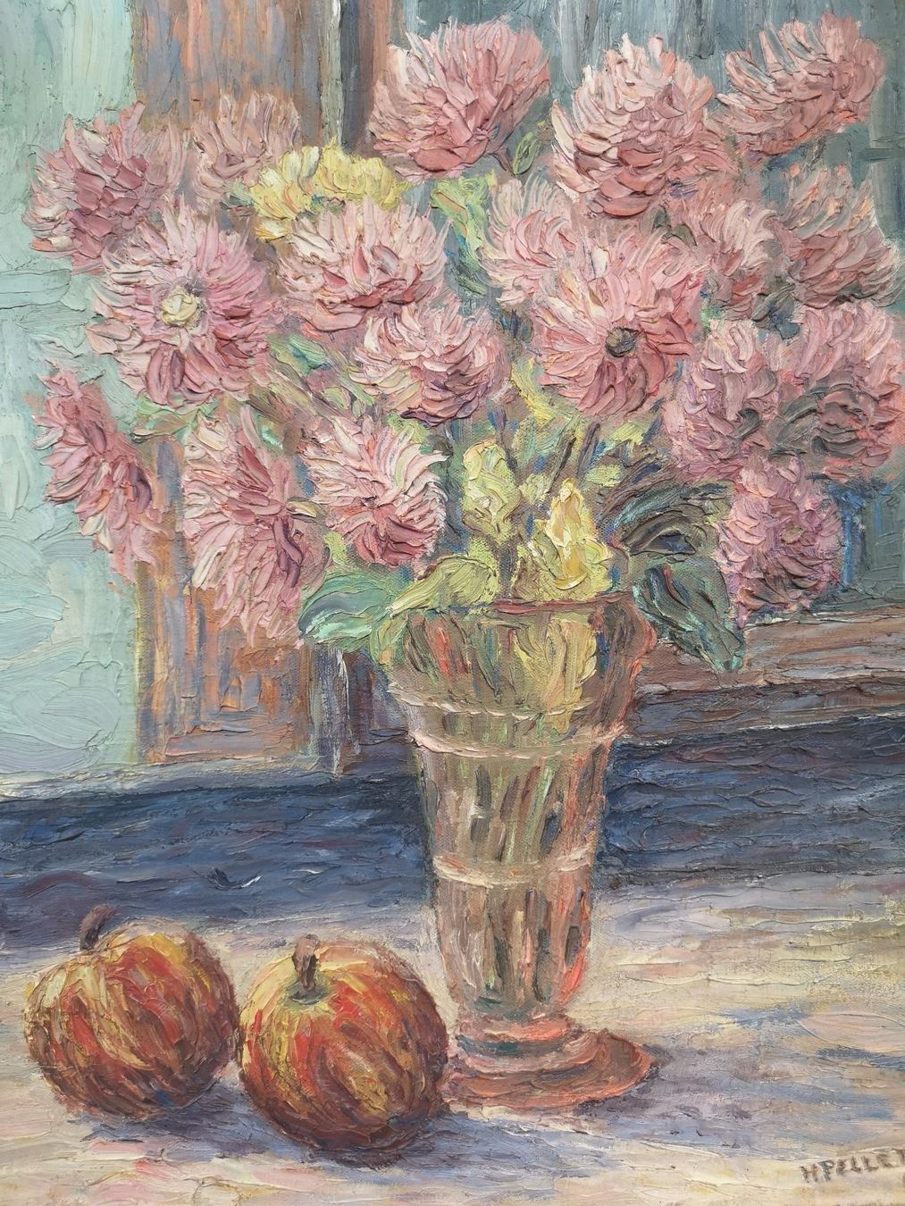 Dipinti: H. PELLETIER LES CHRYSANTHÈMES – Usato da Genève venduto da Qanil77 4