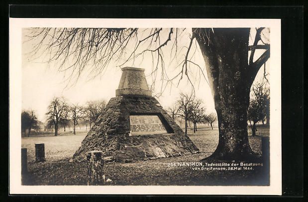 Cartoline postali: Nänikon, Todesstätte der Besetzung von – Usato da Berlin venduto da bartko-reher
