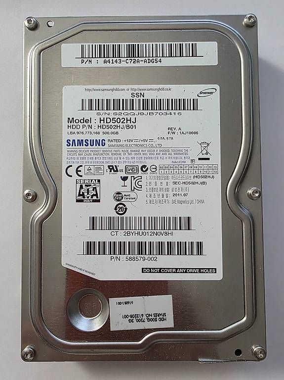 Samsung Harddisks: Samsung 500GB Desktop HDD – Gebraucht aus Cham von swiss_teufen