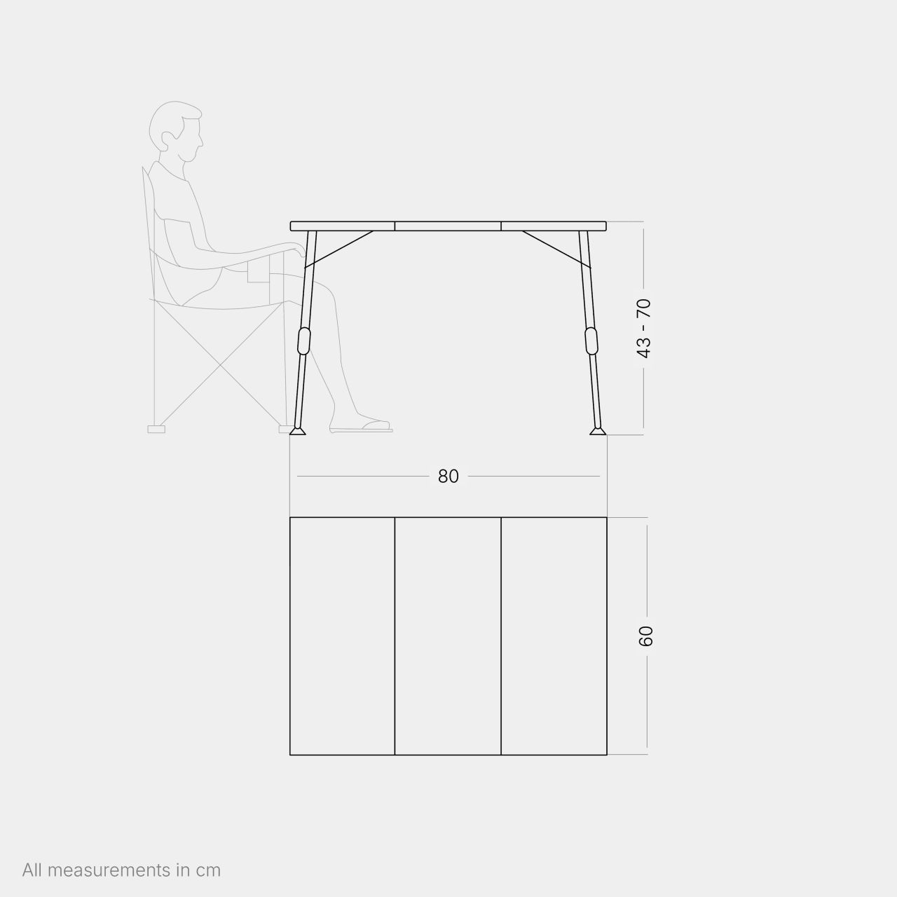 Mobili da campeggio: Qeedo Quick Kimmy Campingtisch 80×60 – Nuovo e nell'imballaggio originale da Bottighofen venduto da zaap 6
