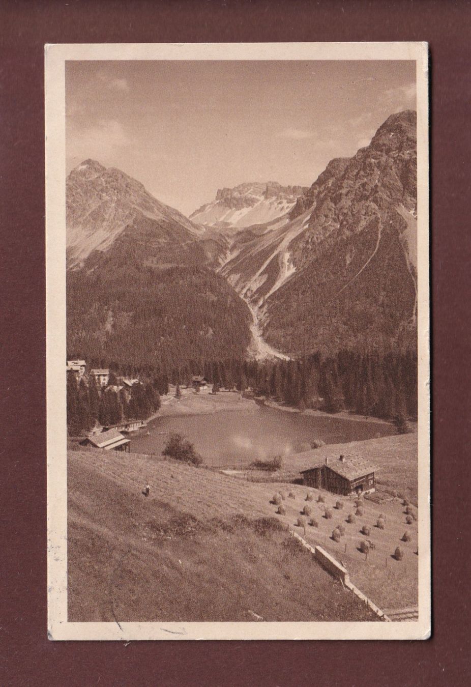 Cartoline postali: AROSA - Untersee - Furkapass - 1925 – Usato da Pully venduto da nicecards