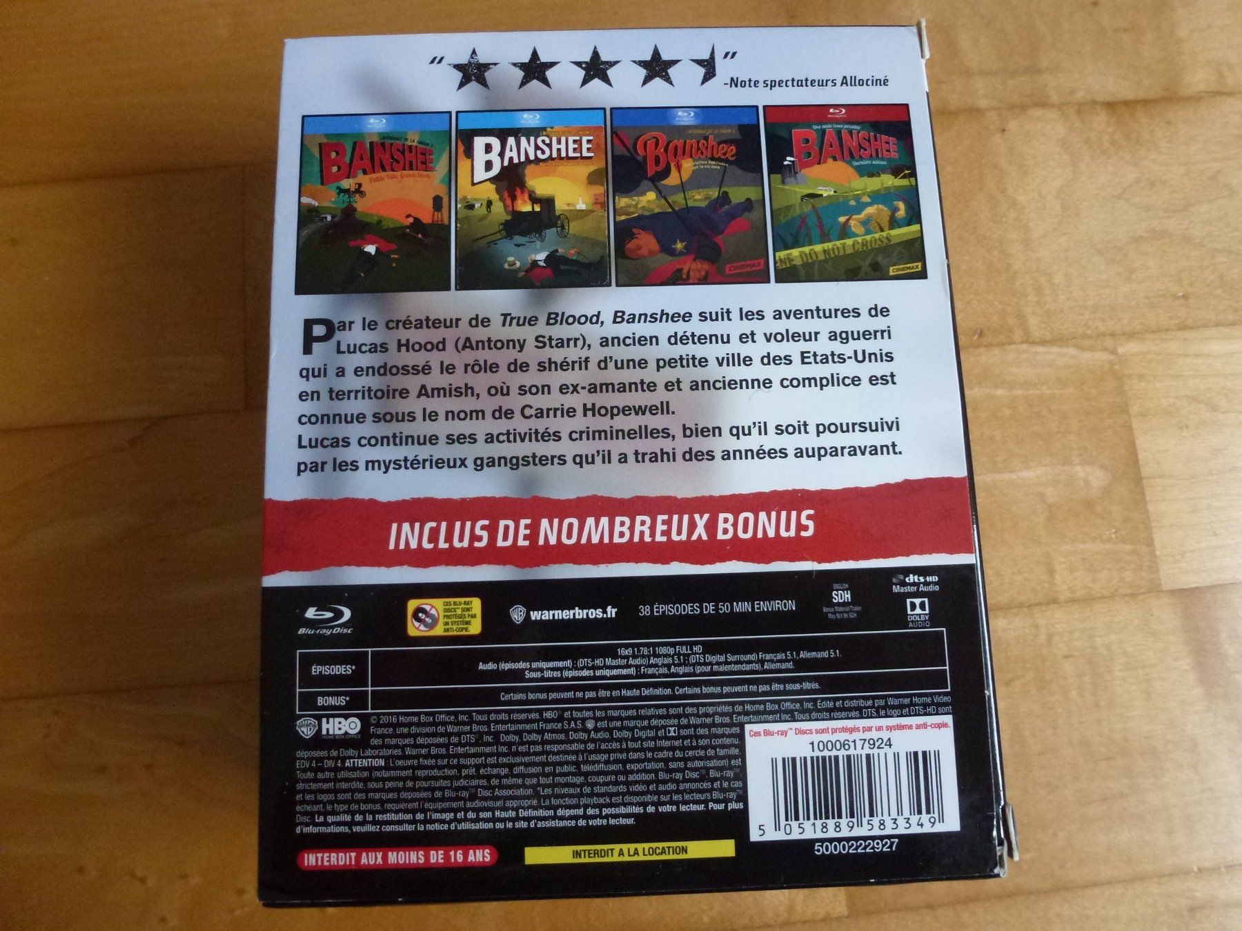 Alle DVDs: Banshee - Saisons 1 - 4 (15 Blu-Rays) – Neu (gemäss Beschreibung) aus Bern von Frebo 1