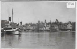 Luzern - Bahnhofschifflände - Dampfschiff