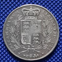 1844 Victoria Crown Royaume Uni RARE