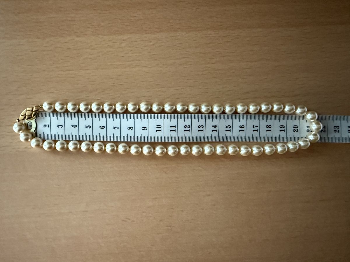 Catenine: Cremefarbene Vintage-Perlenkette – Usato da Lamone venduto da LaCantinaMagica 5