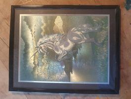 Glitzerbild Einhorn 20 x 25