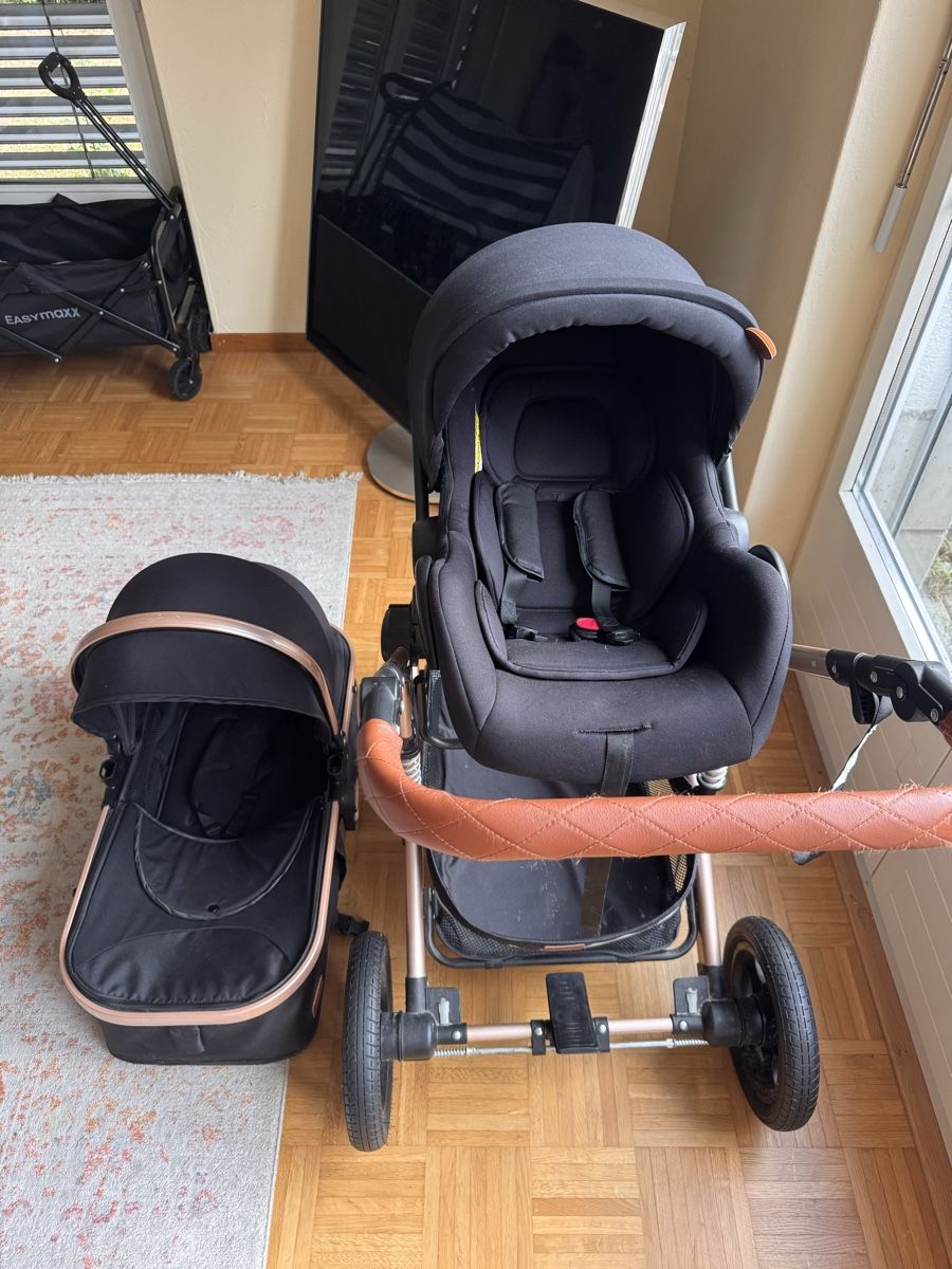 Poussette: Kinderwagen mit Babywanne  – D'occasion à Rapperswil SG par Eri_ka 6