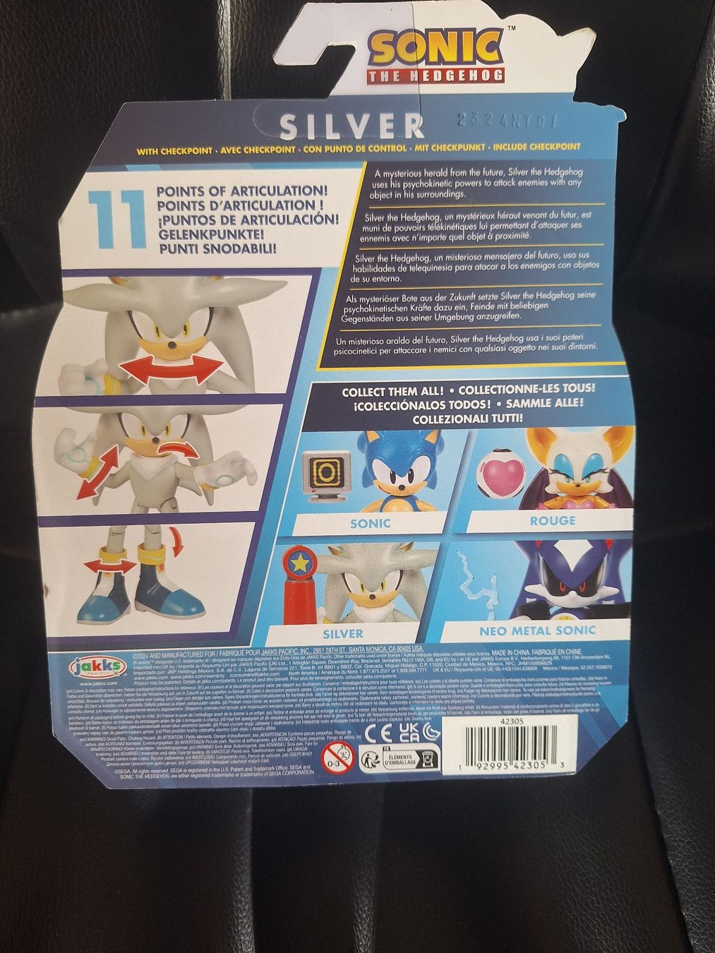 Statuette: Silver The Hedgehog Jakks Pacific Figure – Nuovo e nell'imballaggio originale da Davesco-Soragno venduto da OtakuVaultTicino 1