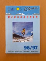 DAVOS / KLOSTERS - BERGBAHNEN REISEFÜHRER / LANDKARTE - MAP