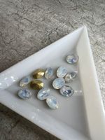 Strasssteine (6x8 mm), Strass 12 Stück / Set, 9K Glass (neu)