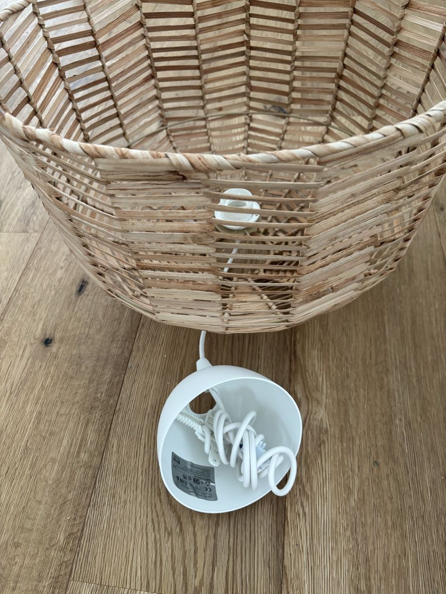 Ikea Kronleuchter & Deckenlampen: KAPPELAND Deckenlampe aus Rattan – Gebraucht aus Einsiedeln von luk_z69w 2