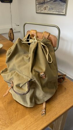 Rucksack vintage alt mit Metalhalterung sehr guter Zustand
