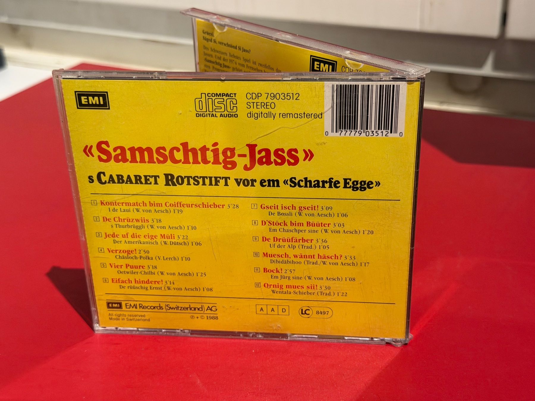CD: Cabaret Rotstift Vor Em "Scharfe Egge" KA01D – Usato da Küsnacht ZH venduto da Jazztilldawn 1