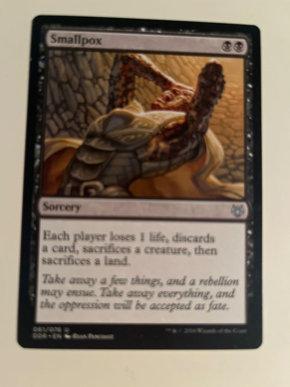 Magic The Gathering Sammelbilder & Trading cards: 1 x Smallpox - Magic: The Gathering - MtG – Gebraucht aus Kriens von Shadi1980