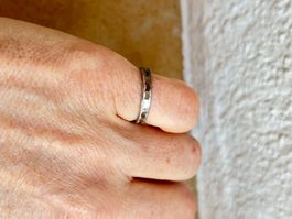 Zehenring  oder Fingerring Silber GEOMETRISCH (50)