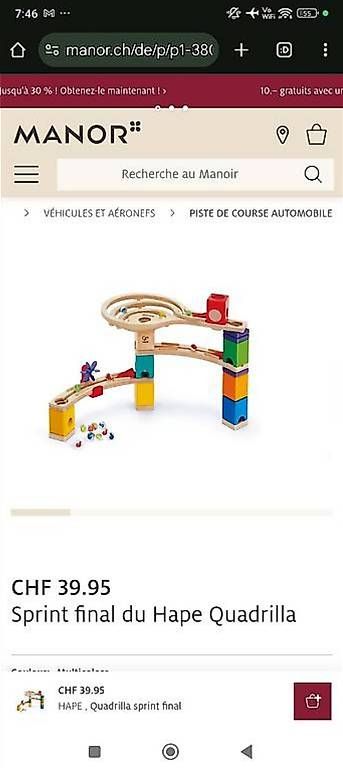 Spiele: 2 Circuits de billes en bois Quadrilla – Gebraucht aus Ecublens VD von mor_lqc5 3