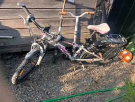 Kinderfahrrad CUBE weiss/pink
