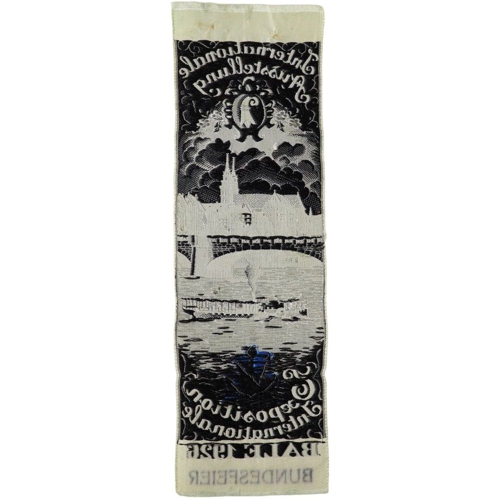 Basler Placchette & Badge: Schweiz Basel Festabzeichen Stoff 1926 Bundesfeier – Usato da Liestal venduto da fibonaccis 1