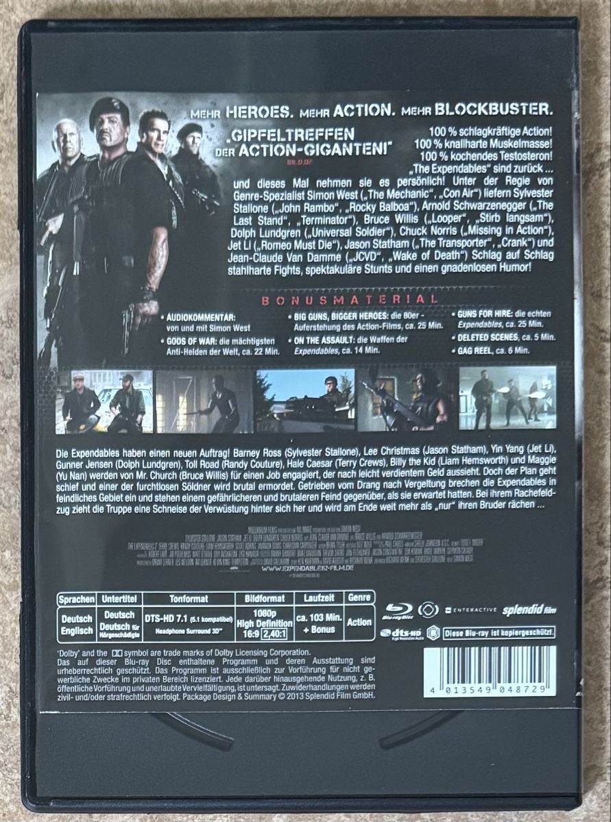 Tous les DVDs: THE EXPENDABLES 2 – Neuf (Voir description) à Dietikon par AndreaSch01 1
