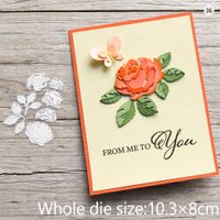 Neues Stanzschablonen-Set Rose