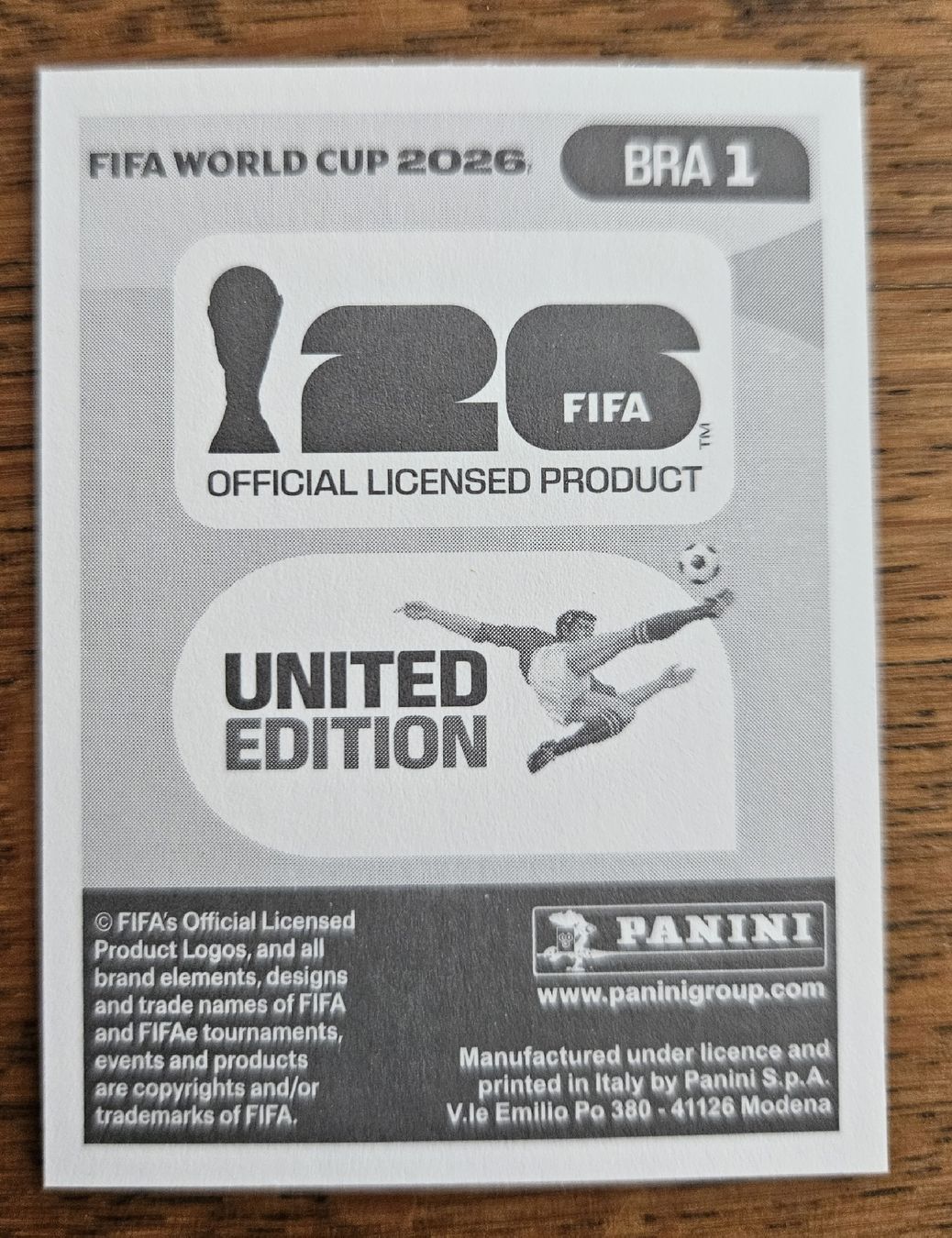 Panini Carte collezionabili: Panini Sticker WM 2026 - BRA 1 – Nuovo (secondo la descrizione) da Reinach BL venduto da BaselStar 1