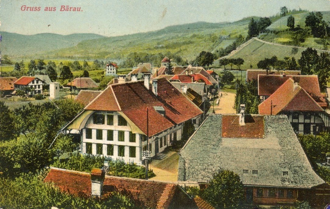 Cartoline postali: Bärau   BE   bei Langnau – Usato da Brig venduto da Valcards54