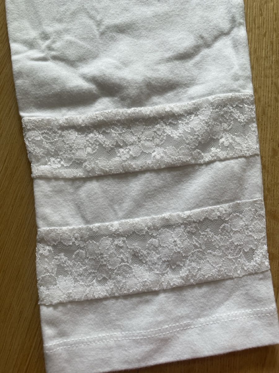 Pantaloni: Chris Line Sommerhose, Gr. S, weiss mit Spitze – Usato da Rüfenacht BE venduto da Edinas_shop 1