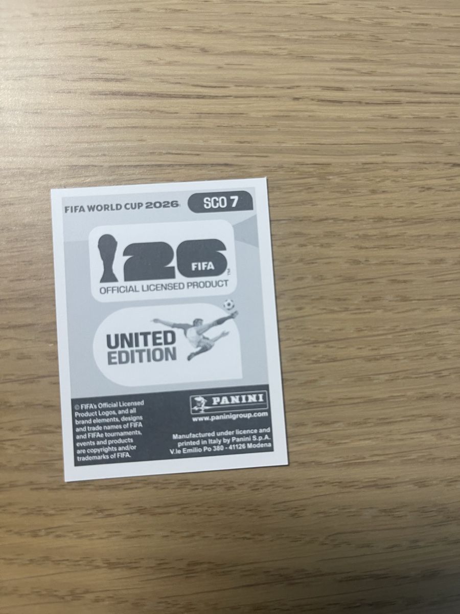 Aufkleber: Panini FIFA WC SCO 7 – Neu (gemäss Beschreibung) aus Lausanne 26 von mar_2ldv 1