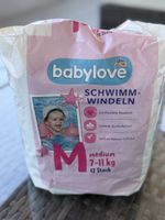 Babylove Schwimmwindeln M medium 7-11 kg 12 Stück Neu