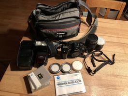 "Minolta" Program Flash 5200i Fotoausrüstung mit Tasche