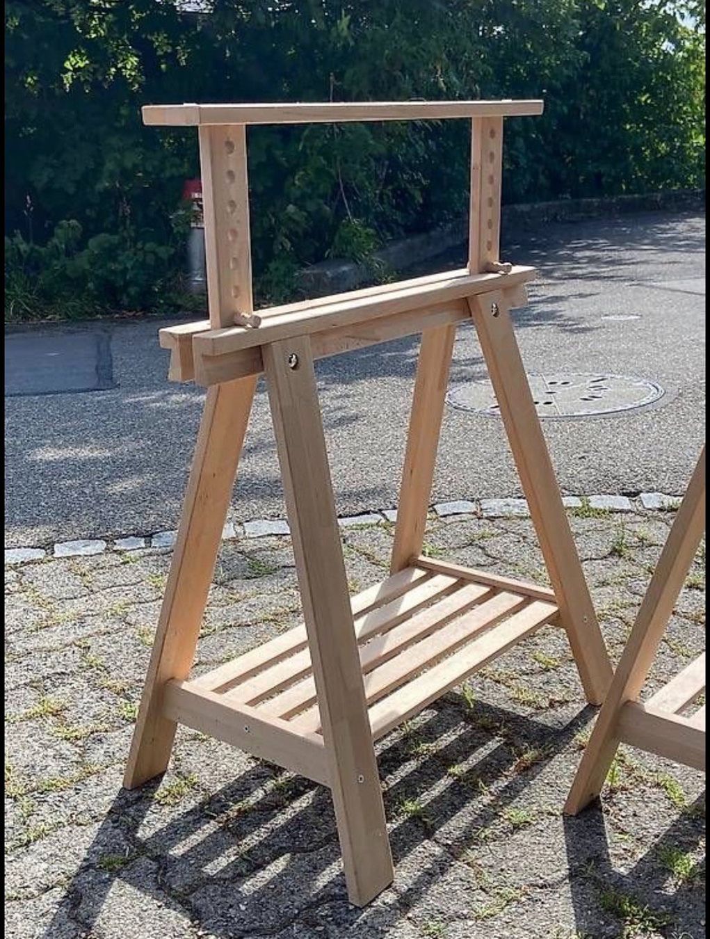 Ikea Sonstige Büroeinrichtungen: Ikea Holzbock Tischbeine Zwei Stk. – Gebraucht aus Zürich von felinecion
