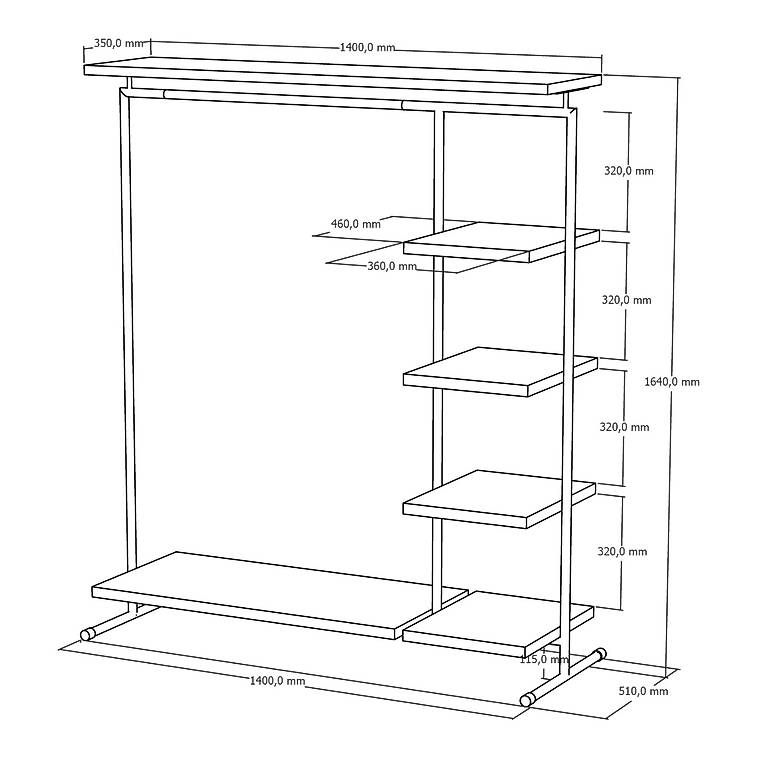 Guardaroba: Garderobe / Kleiderständer von Noodles – Usato da Bern venduto da OlaPaloma 3