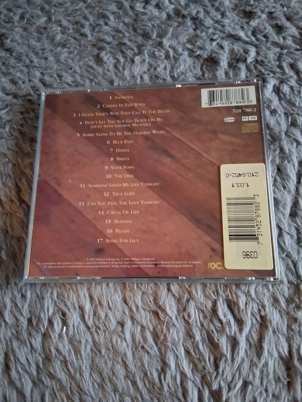CD: ELTON JOHN     LOVE SONGS     CD – Usato da Wetzikon ZH venduto da Ramones01 1