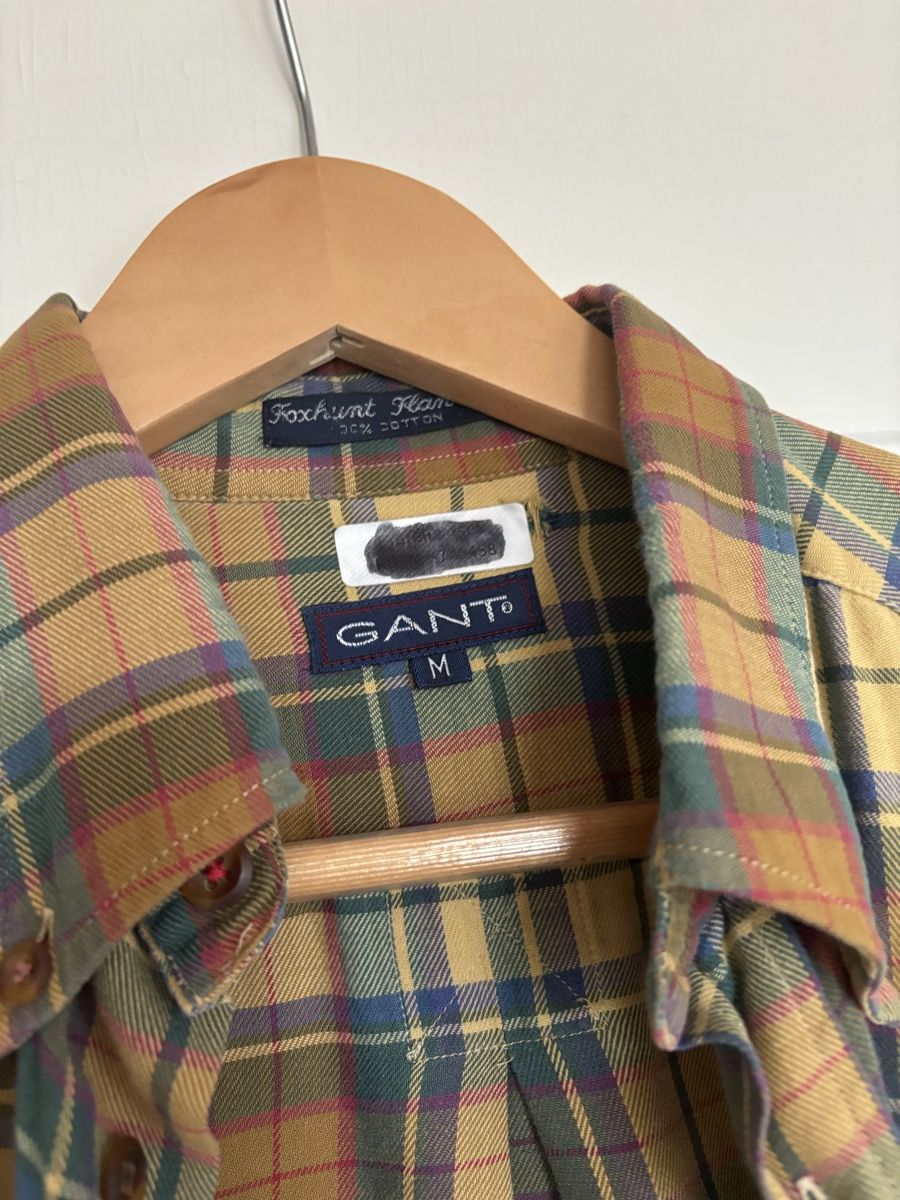 Gant Camicie: Gant Karo Hemd Gr. M/L 100% Baumwolle – Usato da Bern venduto da emski 1