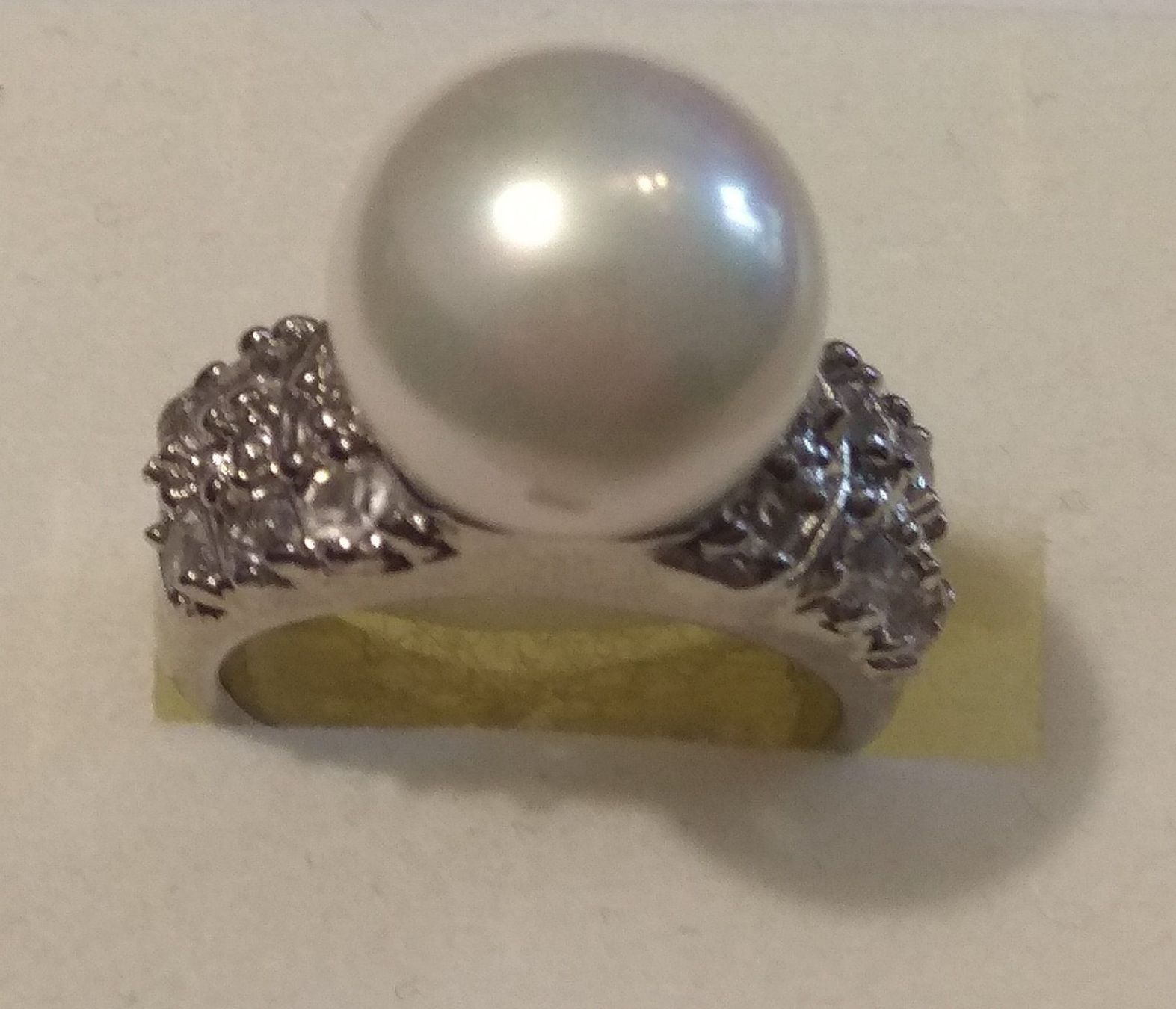 Anelli: Perle/Strass Ring gr. 52 – Nuovo e nell'imballaggio originale da Münchenbuchsee venduto da Daniel0133 1