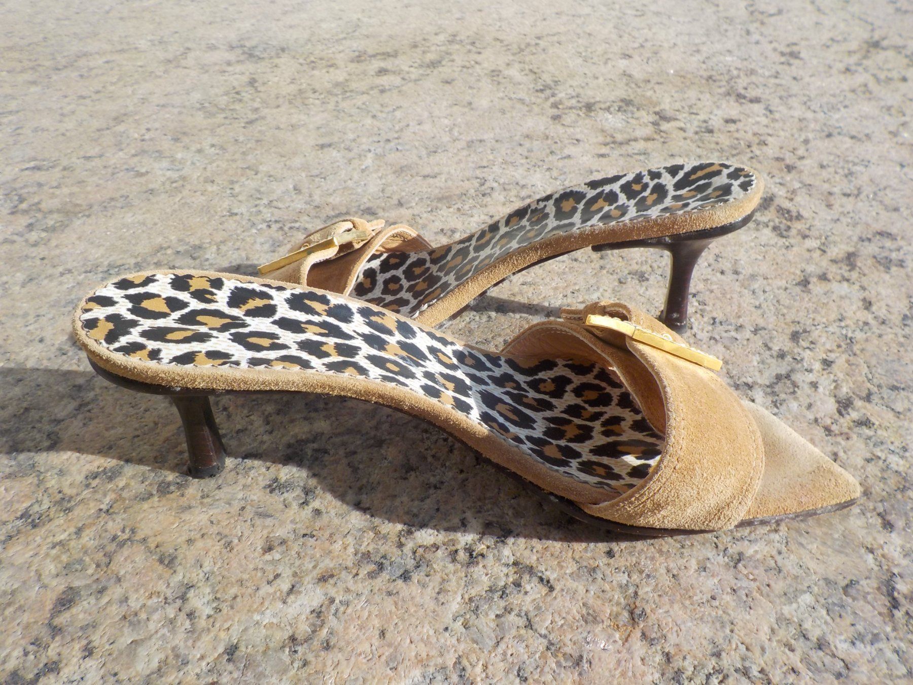 Scarpe da donna: Sandalen Vintage 1990er Wildleder – Usato da Mörschwil venduto da wunderkiste44 5