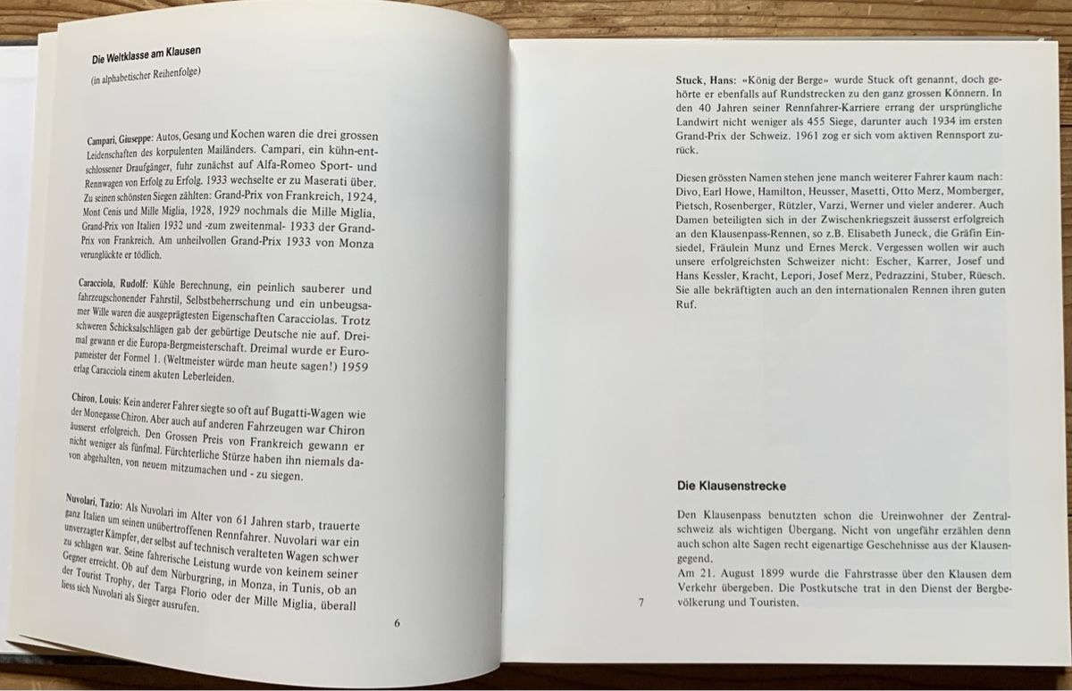 Libri: Buch Die Klausenrennen – Nuovo (secondo la descrizione) da Goldingen venduto da Bergler012 2