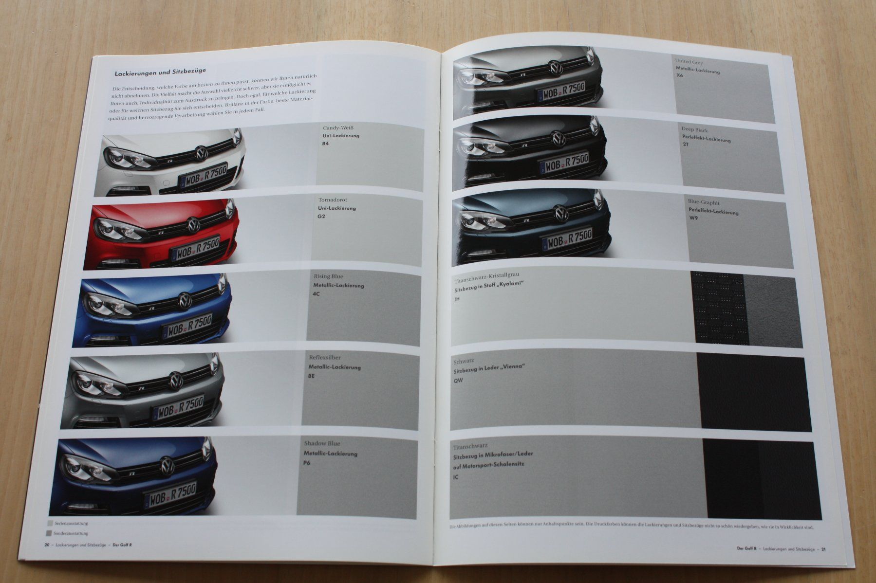 VW Documents: VW Golf R Prospekt 10/2010 – D'occasion à Wikon par erwin400 8