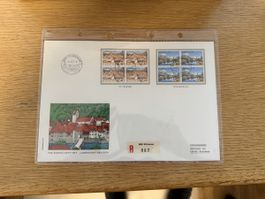Luxusbrief FDC 2.5.1977 Europa 4er Block Satz