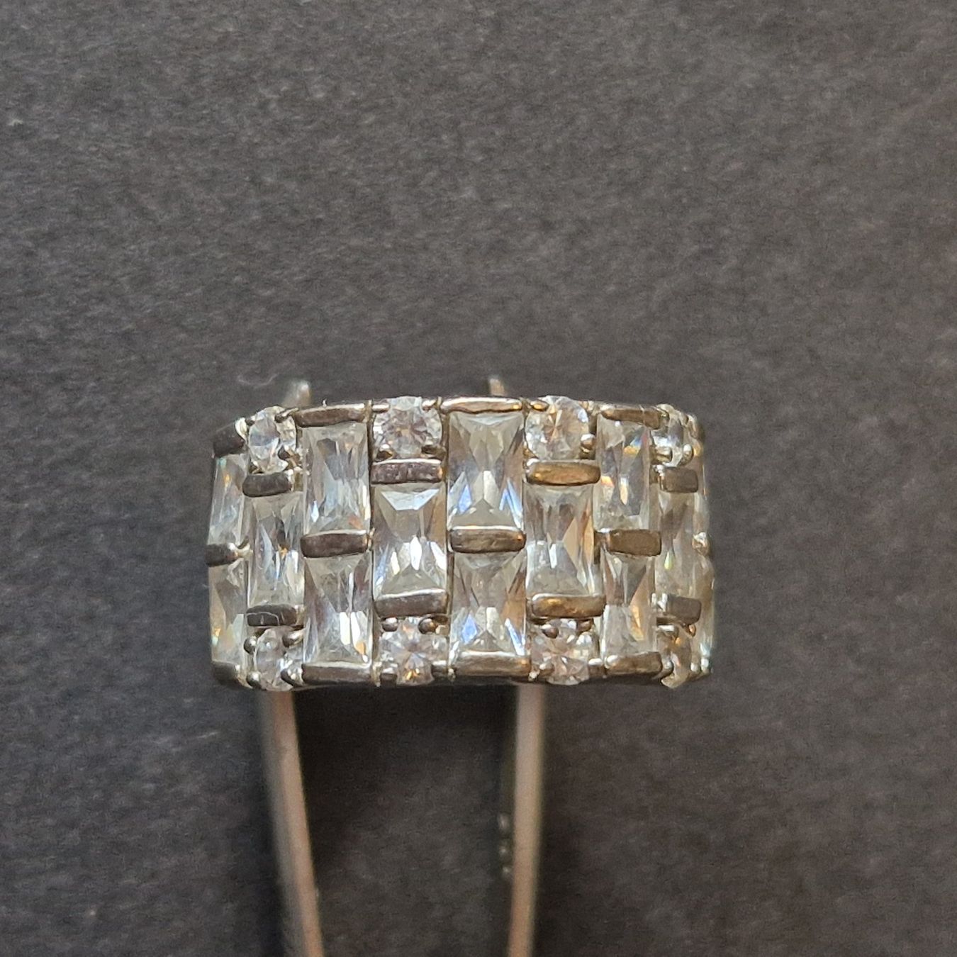 Anelli: Silberring mit Zirkonia, Gr.ca. 53 – Usato da Nänikon venduto da kriki 2