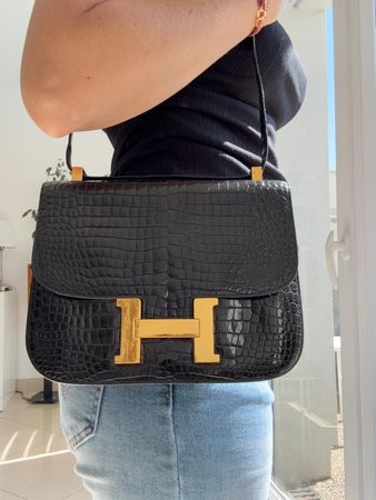 Hermes Constance Crocodile