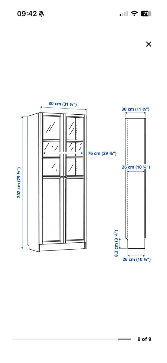 Ikea Regale: Bookshelf IKEA BILLY/OXBERG – Gebraucht aus Zürich von eon_7m6l 4