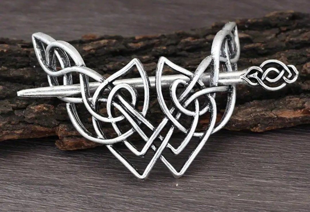 Accessori per capelli: Haarnadel Haar Vintage Viking Style Silber – Nuovo e nell'imballaggio originale da Füllinsdorf venduto da Sunnebliemli7 1