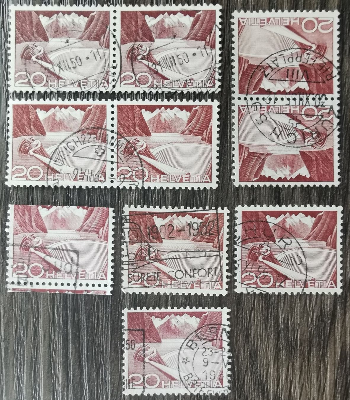 Alle Briefmarken: TR101 Timbre Suisse Oblitère 19xx – Gebraucht aus Cousset von Patrick_Collections